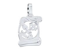Silberanhänger Sternzeichen Wassermann - Pergament