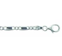 Silberarmband ADELIA´S "Damen 925 Silber Fantasie Armband 19 cm Ø 3,3 mm", silber, Armbänder, Damen, 19, Silber 925 (Sterlingsilber), Silberarmband, Silberschmuck für Damen (42626320-0) silber