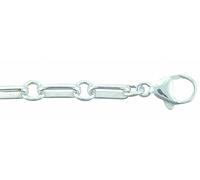 Silberarmband ADELIA´S "Damen 925 Silber Fantasie Armband 19 cm Ø 4 mm", silber, Armbänder, Damen, 19, Silber 925 (Sterlingsilber), Silberarmband, Silberschmuck für Damen (95550652-0) silber