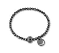 Silberarmband ONE ELEMENT "Feder Armband Kugelkette aus 925 Silber Ø 54,0 mm mit Gummiband", silber, Armbänder, Mädchen, Silber 925 (Sterlingsilber), Silberarmband, Feine Gestaltung - ein Sinnbild mit