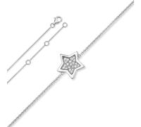 Silberarmband ONE ELEMENT "Zirkonia Stern Armband aus 925 Silber 18 cm", silber, Armbänder, Mädchen, Silber 925 (Sterlingsilber), Silberarmband, Feine Gestaltung - ein Sinnbild mit ruhiger Eleganz (17