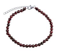 Silberarmband Tabby mit echtem Granat