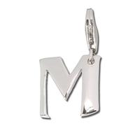 SilberDream Charm 925 Echt Silber Armband Anhänger Buchstabe M FC70M Silber Charmsschmuckanhänger