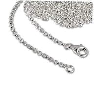 SilberDream Charmskette Charms Halsschmuck Kette 50cm 925 ECHT Silber FC00295-1 Silber Charmsschmuckkette