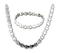 SilberDream Circles Collier und Armband Damen Schmuck-Set 925er Silber SDS474J Silber Schmuckset