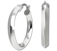 SilberDream Creole Hoop 925 Sterling Silber Damen Ohrringe SDO4462J