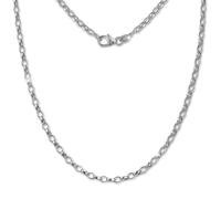 SilberDream Halskette 925 Silber 70cm Erbskette oval Schmuck silber SDK20970