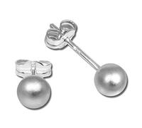 SilberDream Ohrstecker für Damen 925 Echt Silber Kugel Ohrringe 5mm SDO5545