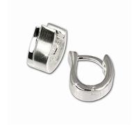 SilberDream Ohrringe Damen-Schmuck 925er Echt Silber Creolen Welle SDO305 Silber Creole