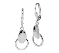 SilberDream Ohrringe Damen-Schmuck 925er Silber Ohrhänger Blättchen SDO549 Silber Ohrhänger