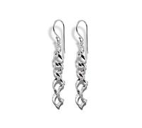 SilberDream Ohrringe Damen-Schmuck 925er Silber Ohrhänger Spiralen SDO8800 Silber Ohrhänger