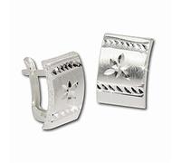 SilberDream Ohrringe Damen-Schmuck 925er Silber Ohrstecker Blume SDO317 Silber Ohrstecker