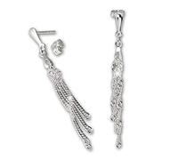 SilberDream Ohrringe für Damen 925 Silber Ohrstecker 3-Kettchen SDO511 Silber Ohrstecker