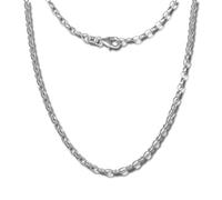 SilberDream oval Halskette silber Schmuck 70cm Erbskette 925 Silber SDK20970 Silber Halskette