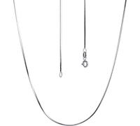 Silberkette FIRETTI "Schmuck Geschenk Silber 925 Armband Kette Fußkette Bauchkette Omega" Gr. 41, silber (silberfarben), Halsketten, Herren, 41, Silber 925 (Sterlingsilber), B: 1,1mm, Silberkette, in