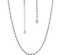 Silberkette FIRETTI "Schmuck Geschenk Silber 925 Armband Kette Fußkette Olivenkette oval" Gr. 55, silber (silberfarben), Halsketten, Herren, 55, Silber 925 (Sterlingsilber), B: 2mm, Silberkette, in ve