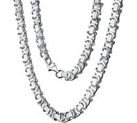 Silberkette FIRETTI "Schmuck Geschenk Silber 925 Halsschmuck Halskette Königskette" Gr. 50, silber (silberfarben), Halsketten, Herren, 50, Silber 925 (Sterlingsilber), B: 8mm, Silberkette, B:8mm (1203