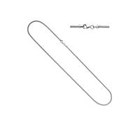 Silberkette JOBO, silber (silber 925), Halsketten, Damen, Silber 925 (Sterlingsilber), L: 45, Silberkette, Schlangenkette 925 Silber 45 cm 1,9 mm (50722361-0) silber 925