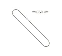 Silberkette JOBO, silber (silber 925), Halsketten, Damen, Silber 925 (Sterlingsilber), L: 45, Silberkette, Schlangenkette 925 Silber 45 cm (50029950-0) silber 925