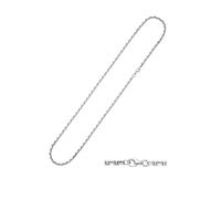Silberkette JOBO, silber (silber 925), Halsketten, Damen, Silber 925 (Sterlingsilber), L: 55, Silberkette, Ankerkette 925 Silber diamantiert 55 cm (96748524-0) silber 925