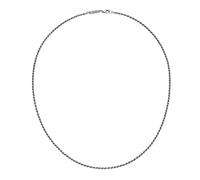 Silberkette "Kordelkette, massiv, Silber 925" Gr. 50, silber, GIORGIO MARTELLO MILANO, Halsketten, Herren, 50cm, Silber 925 (Sterlingsilber), Silberkette (35585612-50) silber
