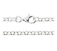 Silberkette OSTSEE-SCHMUCK "Ostsee-Schmuck Kette Erbs 3,0 mm Kette Erbs 3,0 mm" Gr. 50, silber, Halsketten, Damen, 50cm, Silber 925 (Sterlingsilber), L: 42, Silberkette (61168601-50) silber