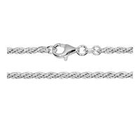Silberkette OSTSEE-SCHMUCK "Ostsee-Schmuck Kette Kordel 2,2 mm Kette Kordel 2,2 mm" Gr. 50, silber, Halsketten, Damen, 50cm, Silber 925 (Sterlingsilber), L: 42, Silberkette (60095317-50) silber