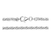 Silberkette OSTSEE-SCHMUCK "Ostsee-Schmuck Kette Kordel 2,8 mm Kette Kordel 2,8 mm" Gr. 50, silber, Halsketten, Damen, 50cm, Silber 925 (Sterlingsilber), L: 42, Silberkette (41157242-50) silber