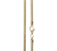 Silberkette OSTSEE-SCHMUCK "Ostsee-Schmuck Kette Schlange 3,0 mm Kette Schlange 3,0 mm" Gr. 45, gold, Halsketten, Damen, 45cm, Silber 925 (Sterlingsilber), L: 42, Silberkette (49287023-45) gold