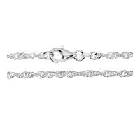 Silberkette OSTSEE-SCHMUCK "- Singapur 2,3 mm - Silber 925/000 -" Gr. 42, silber (silber 925, silberfarben, weiß), Halsketten, Damen, 42, Silber 925 (Sterlingsilber), Silberkette (24243732-42) silber 