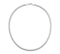 Silberkette SMART JEWEL "Fantasiekette 4-kant diamantiert, massiv, Silber 925" Gr. 50, silber, Halsketten, Herren, 50cm, Silber 925 (Sterlingsilber), Silberkette (26659159-50) silber