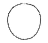 Silberkette SMART JEWEL "mit Edelsteinen oder Perlen, Silber 925", grau, Halsketten, Damen, 45cm, Silber 925 (Sterlingsilber), Silberkette (76310431-0) grau
