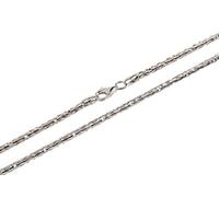 Silberketten Store DEIN SCHMUCK ONLINE SHOP Königskette rund | Durchmesser 2,3mm | aus echt 925 Silber | nickelfrei und hochglanzpoliert | Karabinerverschluß