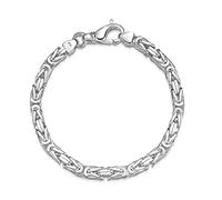 SILBERKETTEN STORE DEIN SCHMUCK ONLINE SHOP Massives Königskette Armband - 6mm breit| echt 925 Silber | hochglanzpoliert