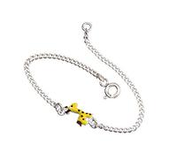 Silberketten Store Kinderarmband Giraffe Panzerkette Armband Breite 2,2mm 925 Silber Länge wählbar von 11cm-17cm