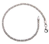 Silberketten Store Königskette Armband - 2,2mm Breite - Länge 18cm - echt 925 Silber