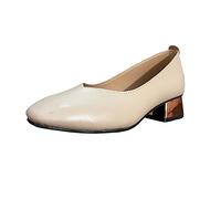 Silberne Schuhe Damen: Flacher Absatz High Heels Grau Breite Füße Pumps Elegant Hochzeit Trachtenschuhe Dirndl Business Rockabilly Absatzschuhe 2023 Weite H Festliche Damenschuhe