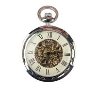Silberne Taschenuhr Mechanisch Peaky Blinders Jäger Automatik Einheitsgröße
