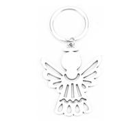 Silberner Schutzengel-Schlüsselanhänger, Süßer Hohler Kleiner Engel-Schlüsselanhänger, Glücksbringer Für Frauen, Geburtstagsgeschenk Für Freunde, Schutzengel Für Den Schulanfang, Kleines Geschenk