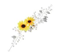 Silberner Strass Haarreif für Brautfrisur aus Legierung | Brauthaarschmuck für Hochzeiten, Zarter Look mit Glassteinen, Geeignet für Damen und Mädchen
