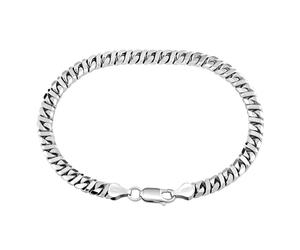 Silbernes DIESEL Herrenarmband - 6 mm variante 22 cm