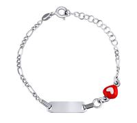 Silbernes Kinderarmband Lexi mit Herz