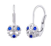 Silberohrringe mit Patentverschluss