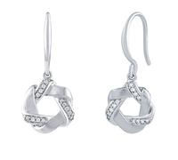 Silberohrringe Rocco mit Brilliance Zirconia