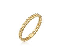 Elli PREMIUM Gliederring Bandring Panzerkette 375er Gelbgold 58 Damen