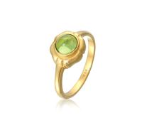 Elli PREMIUM Peridot Cabochon Grün Klassik 925 Silber 56 Damen