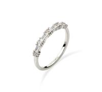 Silberring ELLI PREMIUM "Ring Verlobungsring Topas Weiß 925 Sterling Silber" Gr. 56, silber, Fingerringe, Damen, 56, Silber 925 (Sterlingsilber), Silberring (17189903-56) silber