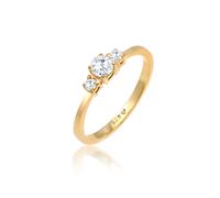 Elli Verlobungsring Zirkonia 925 Silber 58 Damen