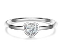 Silberring GLANZSTÜCKE MÜNCHEN "GSM2232" Gr. 54, silber, Fingerringe, Damen, 54, Silber 925 (Sterlingsilber), 1,4mm, Silberring, aus Sterling Silber (76236224-54) silber