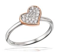 Silberring GOLDMAID Gr. 17, rosa (roßégoldfarben), Fingerringe, Damen, 17, Silber 925 (Sterlingsilber), Silberring (56664737-17) roßégoldfarben